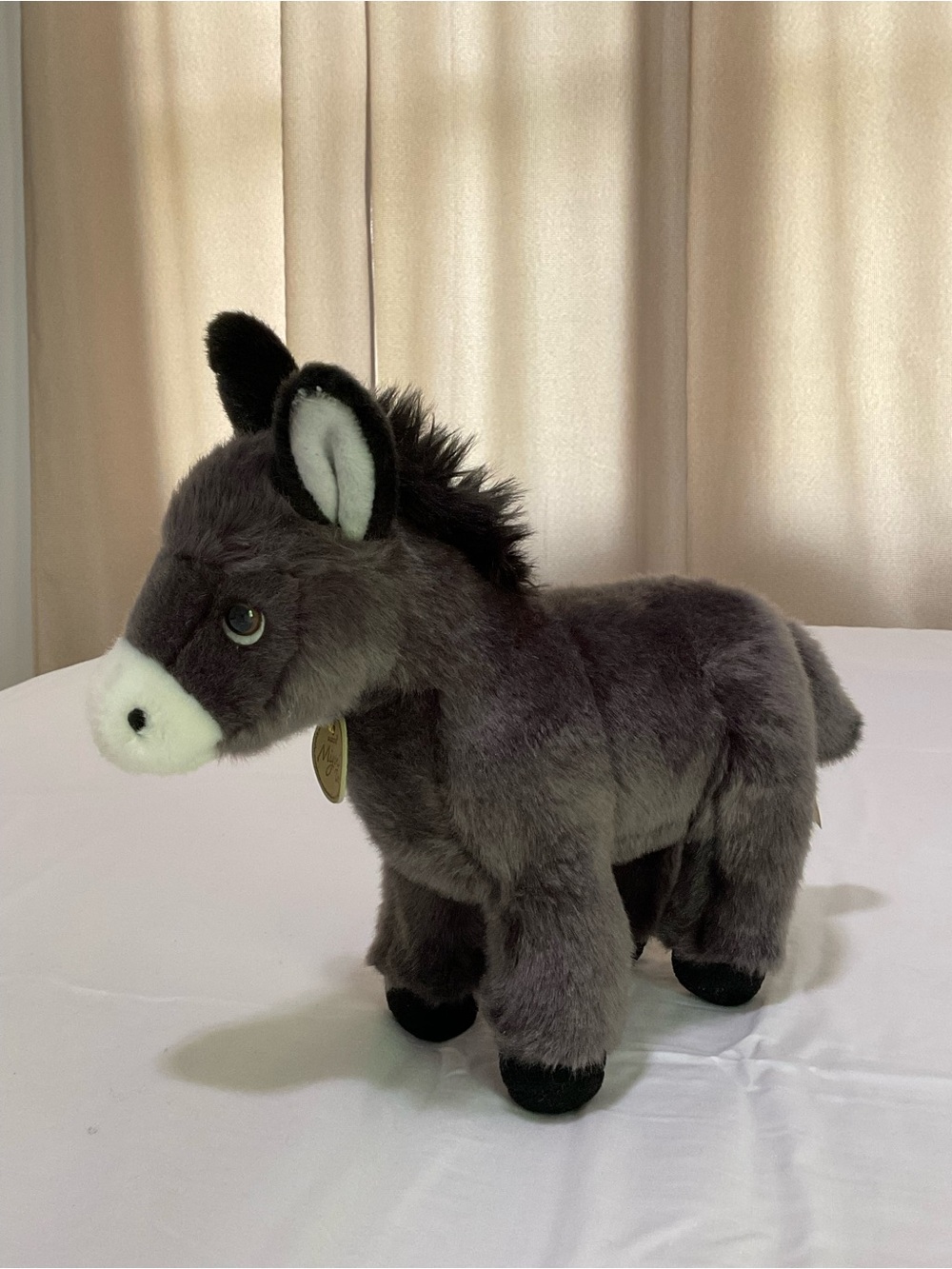 Aurora Miyoni Tots Gray Donkey Foal 11” Plush Stuffed Animal